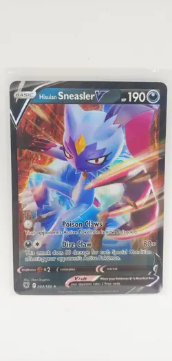 Pokemon Astral Radiance 094/189 Hisuian Sneasler V Ultra Rare Holo - Image 1