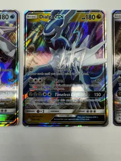 Pokemon TCG Lot - 4 Ultra Rare GX Cards - Palkia & Dialga - NM/Mint - Image 5
