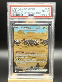 PSA 10 Durant ex 236/191 SIR Surging Sparks SSP Pokemon Card Gem Mint 2 Card Lot - Image 4