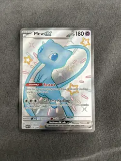 Pokemon TCG Mew EX 216/091 Paldean Fates Full Art Shiny Ultra Rare - Image 4