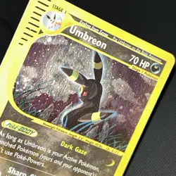 Umbreon Skyridge FULL DOUBLE SWIRL Holo Rare H30/H32 Pokemon Nintendo E Reader - Image 3