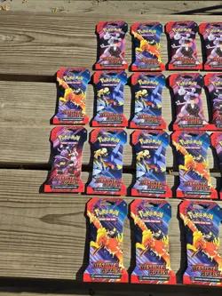 Pokemon TCG: Destined Rivals Sleeved Booster Packs - Lot Of 50 Sealed Packs - Image 2