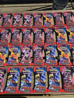 Pokemon TCG: Destined Rivals Sleeved Booster Packs - Lot Of 50 Sealed Packs - Image 4