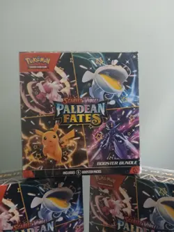 Pokemon TCG Scarlet And Violet Paldean Fates Booster Bundle Sealed Lot of 6 - Image 2