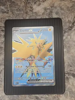 Zapdos ex - 192/165 - Ultra Rare Pokemon Scarlet and Violet 151 - Image 1