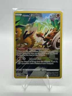 Pokemon TCG Galarian Zapdos SWSH283 Crown Zenith Black Star Promo NM - Image 1