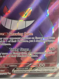 2024 POKEMON TEF EN-TEMPORAL FORCES ULTRA RARE #193 GENGAR EX PSA 9 - Image 5