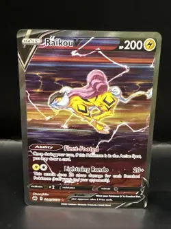 Pokemon TCG Crown Zenith Galarian Gallery Ultra Rare Raikou v GG41/GG70 A - Image 1
