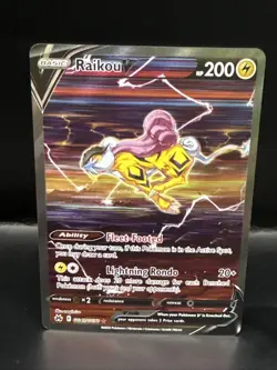 Pokemon TCG Crown Zenith Galarian Gallery Ultra Rare Raikou v GG41/GG70 A - Image 2