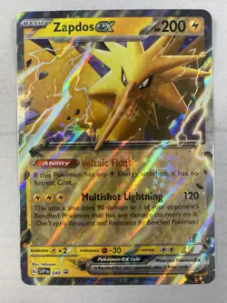 Zapdos EX SVP 049 Promo Scarlet And Violet 151 Pokemon TCG NM - Image 1