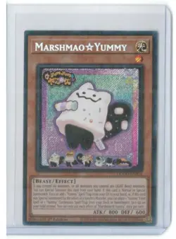 Yu-Gi-Oh! Marshmao Yummy DOOD-EN024 Secret Rare PACK FRESH NEVER PLAYED - Image 1