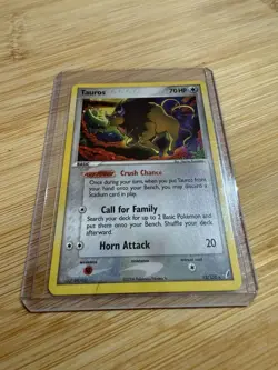 Pokemon TCG Tauros EX Crystal Guardians Holo Card 12/100 Rare 2006 NM - Image 2