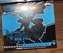 Pokemon Black Bolt ETB SEALED NEW 9 Packs Elite Trainer Box TCG Pokemon Cards - Image 1