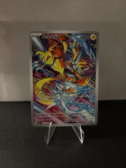 Pokemon TCG Zeraora 151/142 Stellar Crown Holo Card Illustration Rare Full Art - Image 1