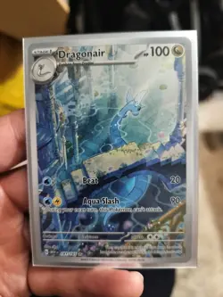 Dragonair Illustration Full Art Holo Card 181/165 Pokemon Scarlet & Violet 151 - Image 1