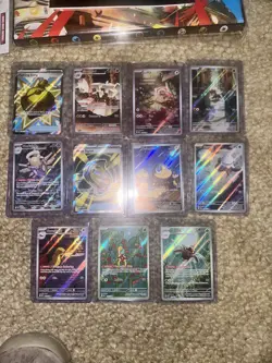 Pokemon TCG Mega Evolution Lot of 11 IR Illustration Rare And Full Art Cards NM - Image 1