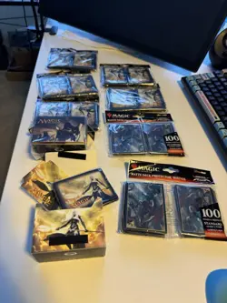 LOT Of 9 MAGIC THE GATHERING MTG AVACYN RESTORED ANGEL HOPE CARD SLEEVES 80ct - Image 1