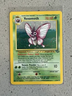 Venomoth Holo - Jungle Set 13/64 - Vintage WOTC Pokemon Card - Image 1