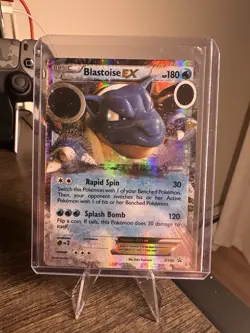 2014 Blastoise EX XY30 Black Star Promo Ultra Rare Holo Pokemon TCG Card - Image 1
