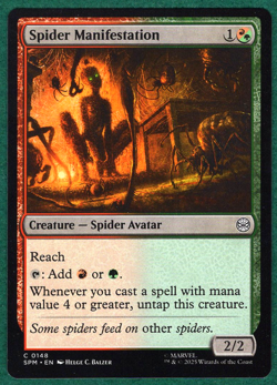 Spider Manifestation - Marvel's Spider-Man SPM #148 - Magic MTG Card - Image 1