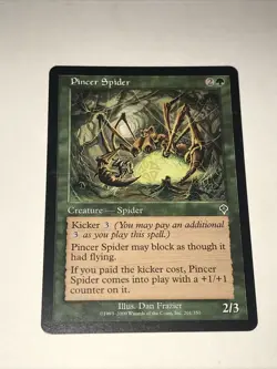 Magic the Gathering Pincer Spider Card - Image 1