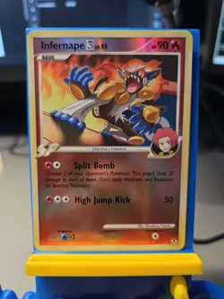 Infernape 43/111 Rising Rivals Reverse Holo Pokemon Card TCG - Image 2