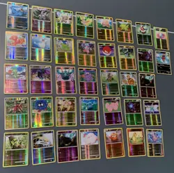 Pokemon Lot 37 Cards Reverse Holo Rare Foil Diamond And Pearl Era Collection Lvx - Image 1