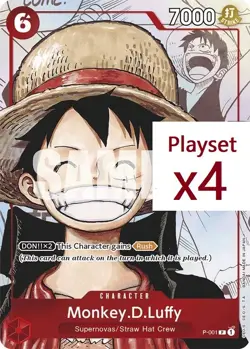 Luffy Manga Promo P-001 English Holo - Premium Card Collection - ENGLISH PLAYSET - Image 1