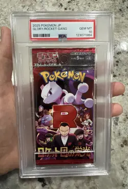 PSA 10 Glory of Team Rocket SV10 JAPANESE Graded Foil Pack - Pokemon Cards 2025 - Image 1