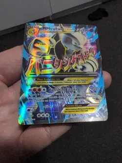 Pokemon TCG XY Breakthrough M Mewtwo EX Full Art Holo Card #159/162 - Image 4
