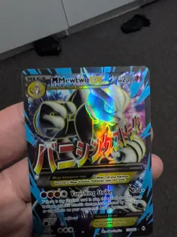 Pokemon TCG XY Breakthrough M Mewtwo EX Full Art Holo Card #159/162 - Image 5