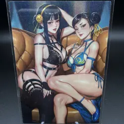 Yor/Chun Li Anime Waifu Card Doujin ACG Goddess Holo - Image 2