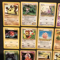 Vintage Pokemon 30 Card Bulk Lot Common Uncommon WoTC English LP - Image 3