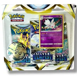 Pokemon Trading Card Game: Silver Tempest Booster 3 Pack Blister with Togetic - Image 1