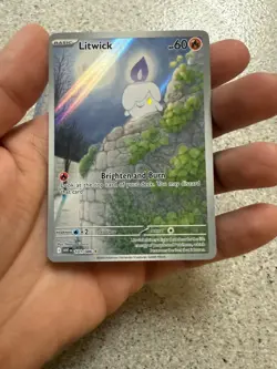 Litwick 101/086 SV: White Flare Pokemon Card. NM PACK FRESH - Image 2