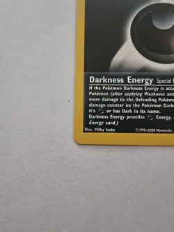 Pokemon TCG 1st Edition Neo Genesis Darkness Energy Rare 104/111 Trading Cards - Image 3
