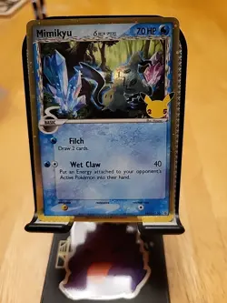 Mimikyu Pokemon TCG Celebrations 25th Anniversary Black Star Promo Card SWSH136 - Image 1
