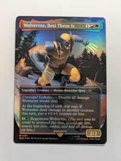 Wolverine, Best There Is RAINBOW FOIL Secret Lair x MARVEL #1737 MtG - Image 1