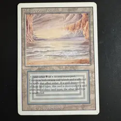 Magic the Gathering Underground Sea Revised Edition Regular Moderately Played - Image 1