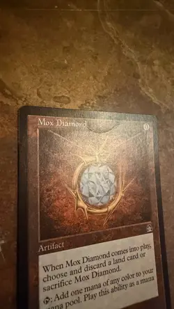 MTG Mox Diamond - Stronghold Magic the Gathering Rare - 1998 - Image 4