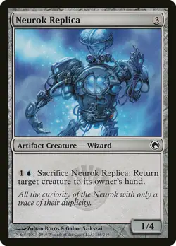 FOIL Neurok Replica | MtG Magic Scars of Mirrodin | English | Near Mint - Image 1