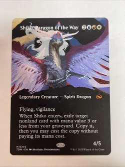 Shiko, Paragon of the Way (Borderless) Tarkir: Dragonstorm #370 Mythic - Image 1