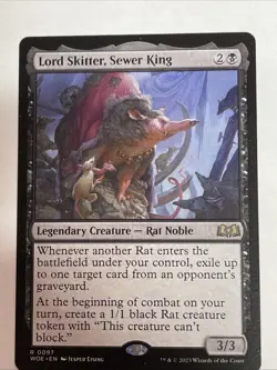 Lord Skitter, Sewer King Wilds of Eldraine #97 Rare - Image 1