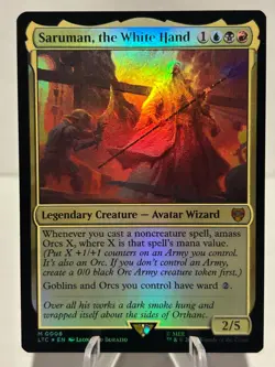 Saruman, the White Hand 8 M Commander: The Lord of the Rings FOIL NM MTG - Image 1
