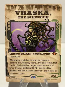 Vraska, the Silencer (Showcase) 299 M Outlaws of Thunder Junction NM MTG - Image 1