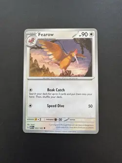 Pokemon Fearow TCG Scarlet & Violet Card 151 022/165 - Image 1