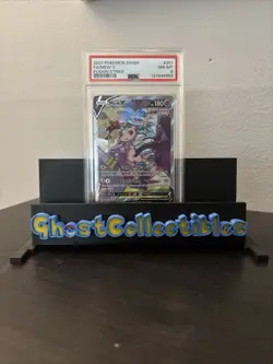 2021 POKEMON SWORD & SHIELD FUSION STRIKE #251 FULL ART/MEW V PSA 8 - Image 1