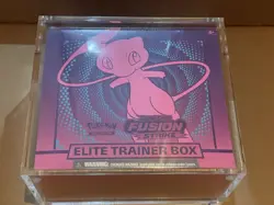 Pokemon TCG Fusion Strike ETB W Acrylic Case Factory Sealed - Image 1