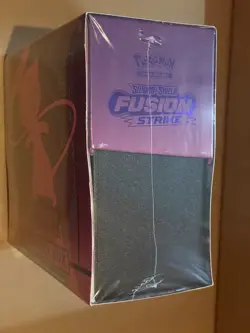 Pokemon TCG Fusion Strike ETB W Acrylic Case Factory Sealed - Image 2