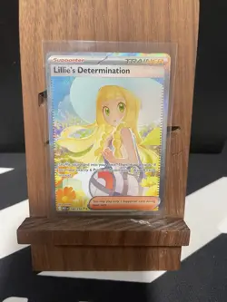 Pokemon Mega Evolution Lillie’s Determination SIR 184/132 Full Art Trainer NM - Image 1
